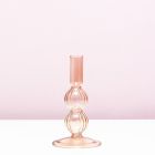 Swirl Bubbles Kandelaar - Medium/roze