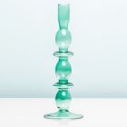Glass Art Bubbles Kandelaar - Groot/groen
